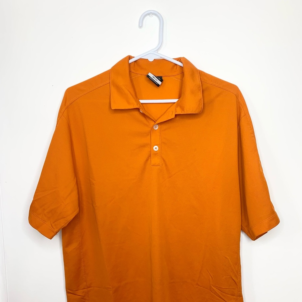 Nike Golf Orange Dri-Fit Polo